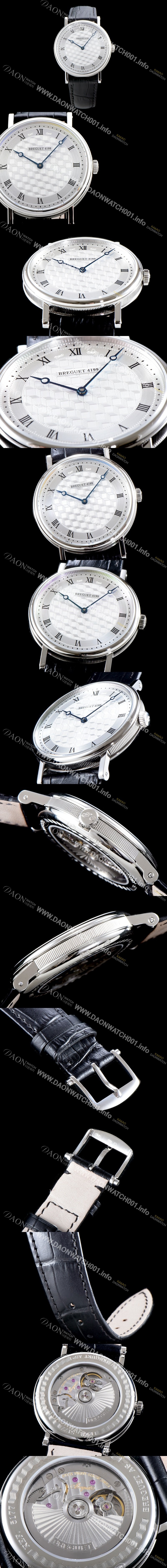 미러급 브레게 남성용 클래식 No.1747 씨리즈 40mm 화이트다이얼 BRG4250 Ⅳ