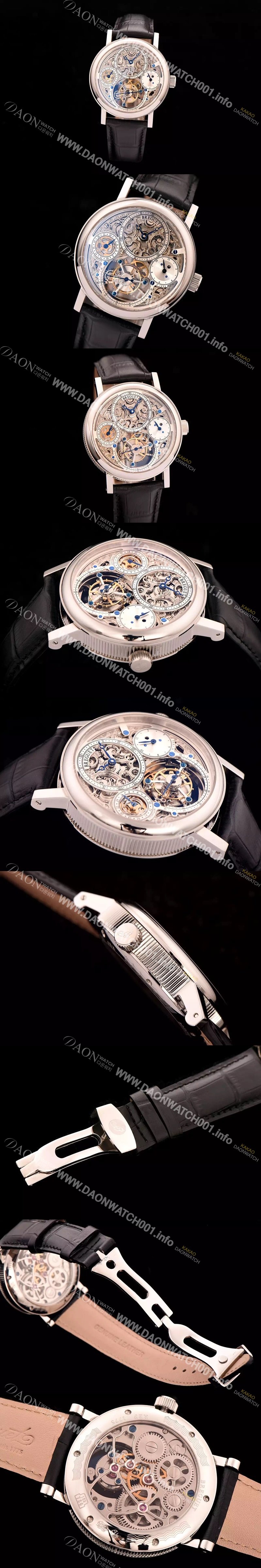 미러급 브레게 남성용 VIP타입 리얼 뚜르비용!!클래식 그랜드 컴플리케이션 3755PR/1E/9V6 스켈레톤 다이얼 투어빌론 탑재 무브먼 BRG0444 Ⅳ