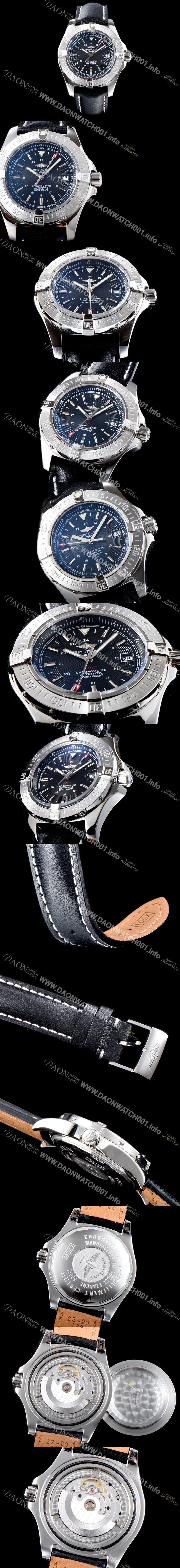 미러급 브라이틀링 남성용 콜트 블랙 다이얼 오토매틱 무브먼트 BRE0211 Ⅳ