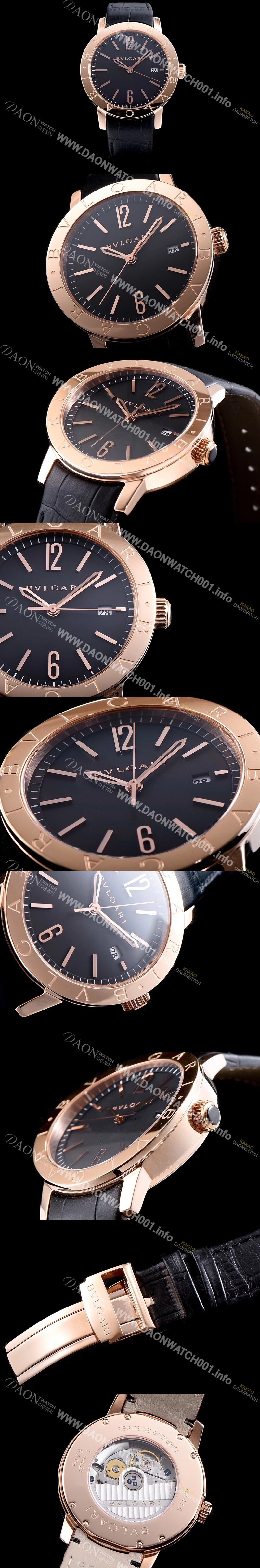 미러급 불가리 소티리오 불가리 9015 오토매틱 무브먼트 블랙다이얼 BVL4220 Ⅳ