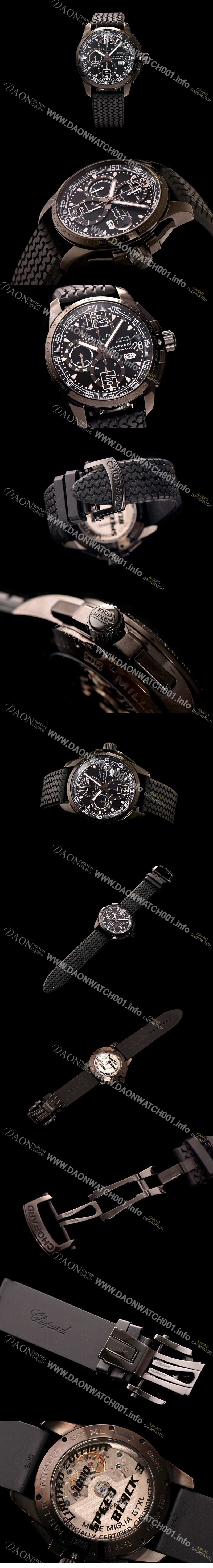 미러급 쇼파드 남성용 밀레 미그리아 GT GMT 신형 100개 한정판 블랙다이얼 CHO0410 Ⅳ