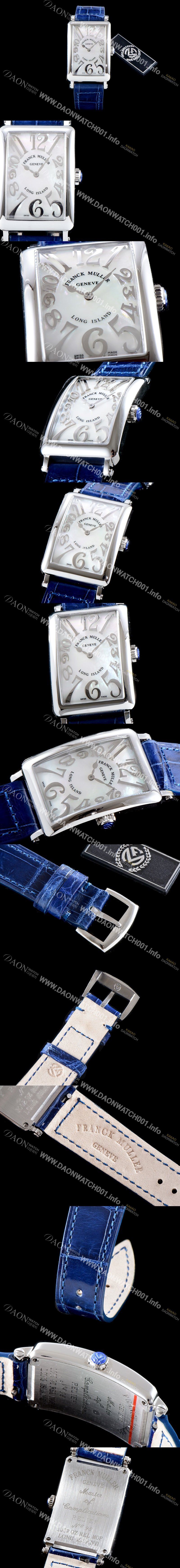 미러급 프랭크뮬러 여성용 롱아일렌드 952 QZ REL 컬력션 화이트 마더 오브 펄 다이얼 스위스 쿼츠 무브먼트 FRA0454 Ⅳ