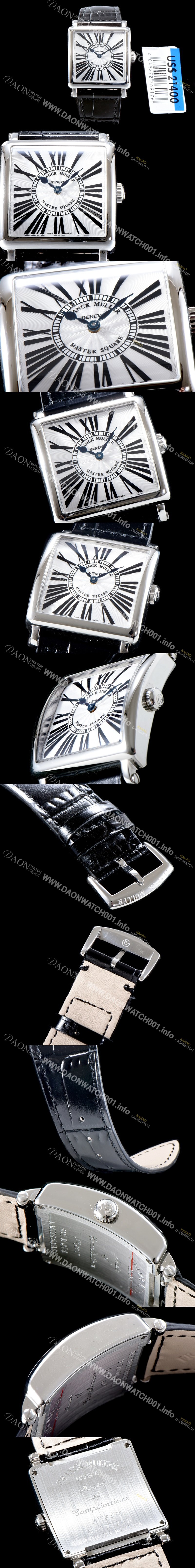 미러급 프랭크뮬러 여성용 마스터 스퀘어6002 L QZ V 화이트 다이얼 스위스 정품 쿼츠 무브먼트 FRA0405 Ⅳ