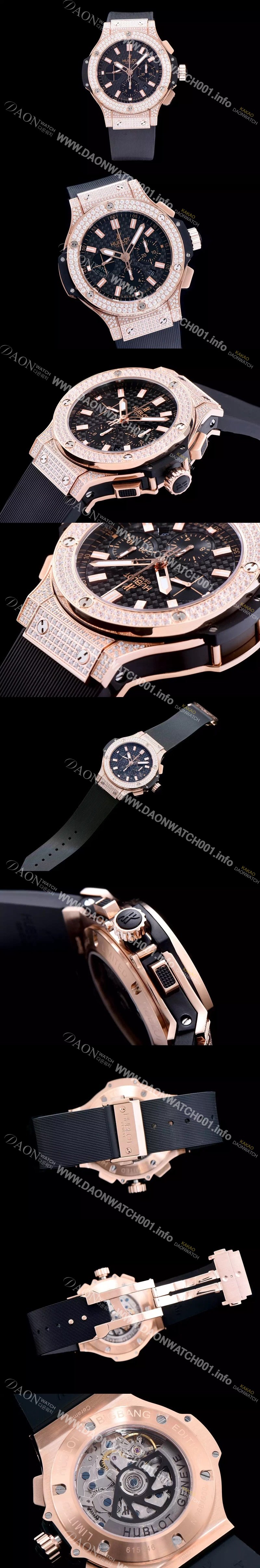 미러급 휴블렛 남성용 빅뱅 하이퀄리티에 볼루션 블랙 다이얼 오토매틱 무브먼트 HUB0431 Ⅳ