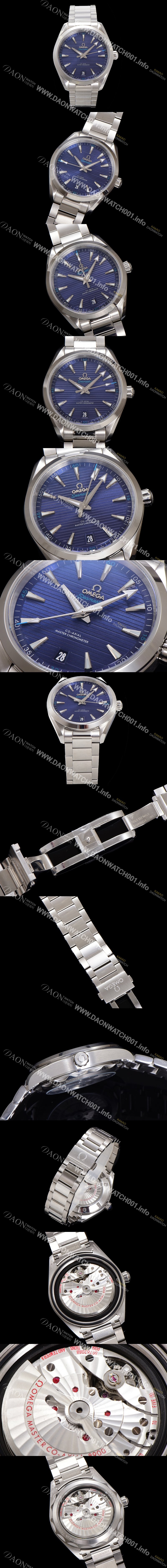 미러급 오메가 남성용 씨마스터 220.10.41.21.03.001 아쿠아테라 코-액시얼 41mm 오토매틱 Cal.8900 타입 블루 다이얼 omg20237 Ⅳ