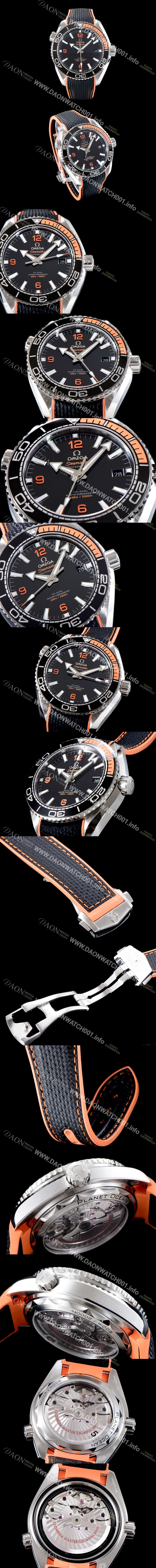 미러급 오메가 남성용 뉴 신형!! 씨마스터 플래닛 오션600M 코-액시얼 마스터 크로노미터 43.5MM 블랙 다이얼 오토매틱 무브먼트 OMG0114 Ⅳ