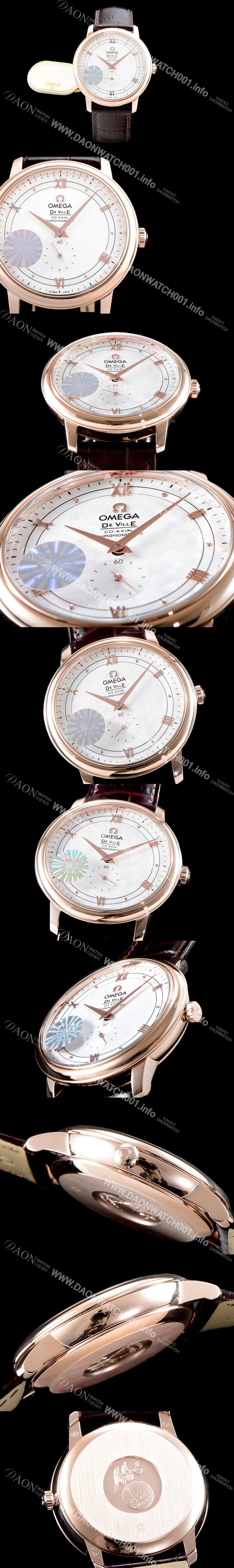 미러급 오메가 남성용 드빌 프레스티지 424.13.39.20.02.001