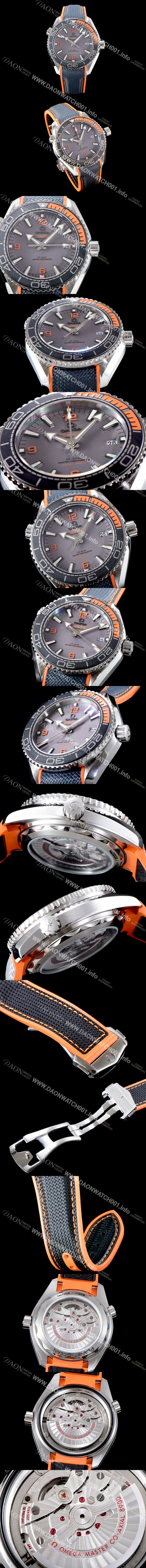 미러급 오메가 남성용 신형 그레이 다이얼 UP!! 씨마스터 플래닛 오션600M 코-액시얼 마스터 크로노미터 43.5MM 오토매틱 무브먼트 OMG0120 Ⅳ