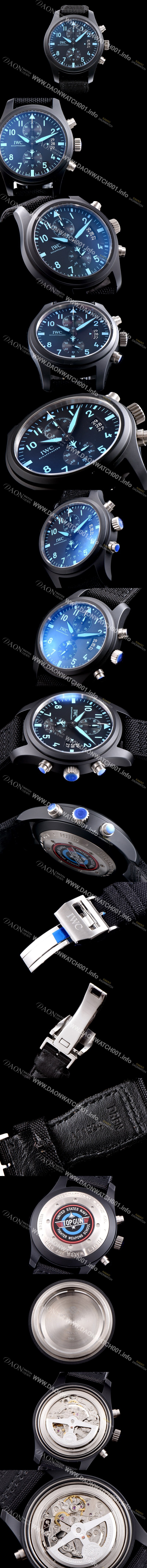 미러급 아이더블유씨 남성용 에디션 탑건 IW388003 세라믹 블랙다이얼 IWC0201 Ⅳ