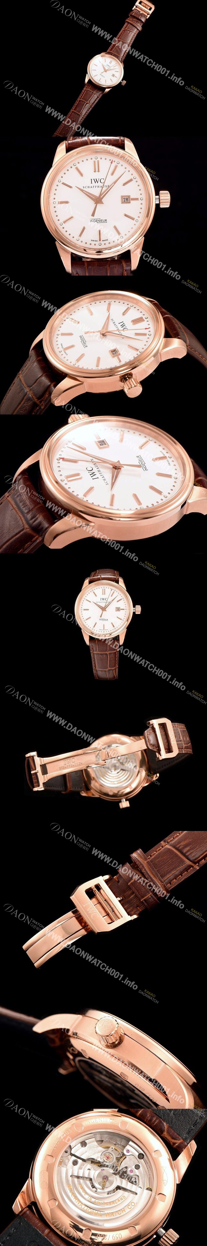 미러급 아이더블유씨 남성용 인게뉴어 화이트 다이얼 오토매틱 무브먼트 IWC0251 Ⅳ