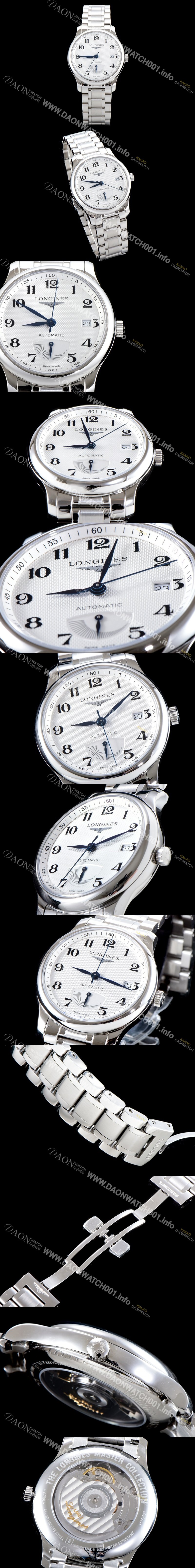 미러급 론진 남성용 마스터 L2.666.4.78.6 컬렉션 오토메틱 데이트 블랙다이얼 LON0413 Ⅳ