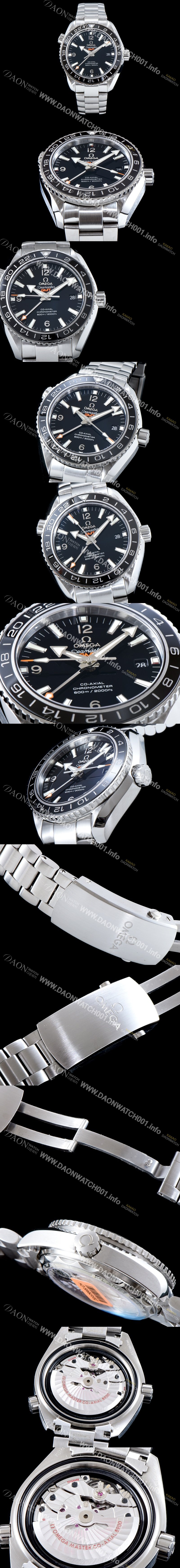 미러급 오메가 남성용 시마스터 플래닛 오션 코엑시얼 지엠티 블랙다이얼 OMG0040 Ⅳ