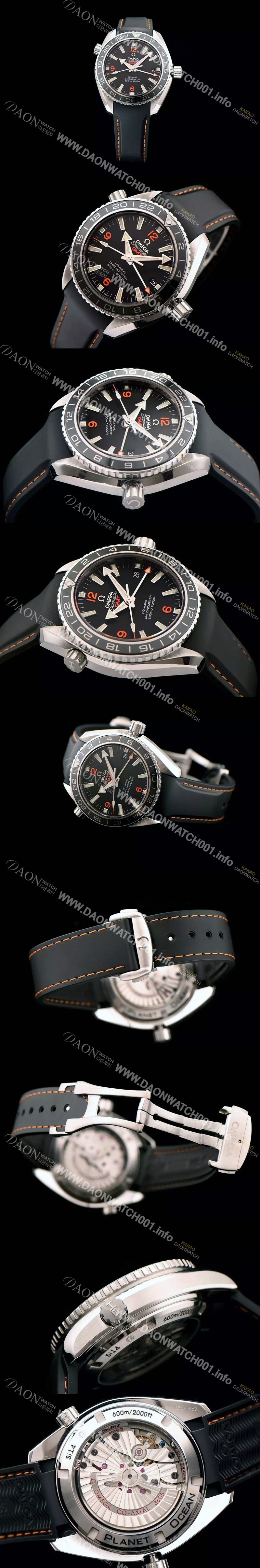 미러급 오메가 남성용 시마스터 플래닛 오션 코엑시얼 지엠티 블랙다이얼 OMG00002 Ⅳ