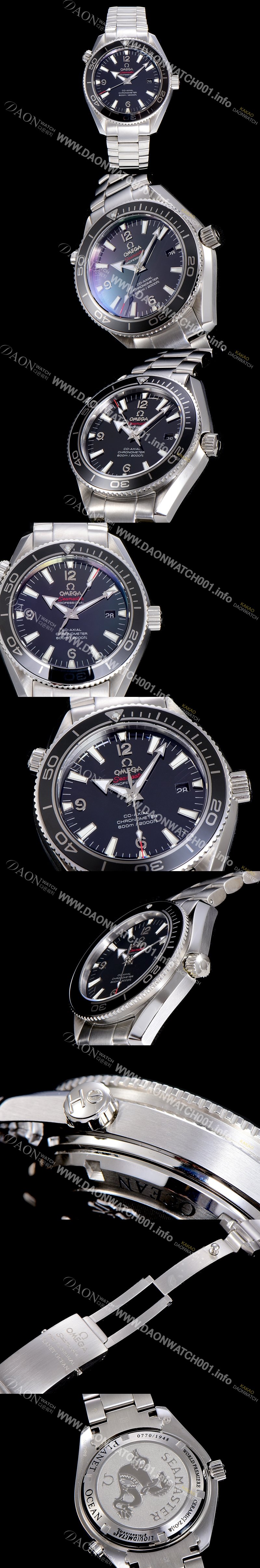 미러급 오메가 남성용 시마스터 222.30.42.20.01.001 플래닛 오션 600m 리미티드 에디션 블랙다이얼 OMG03673 Ⅳ