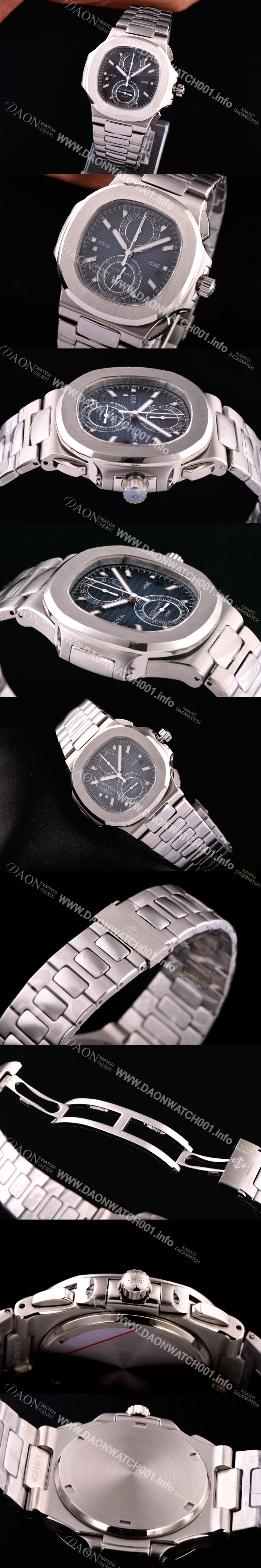 미러급 파텍필립 노틸러스 스위스 쿼츠 블루 다이얼 PAT0424 Ⅳ