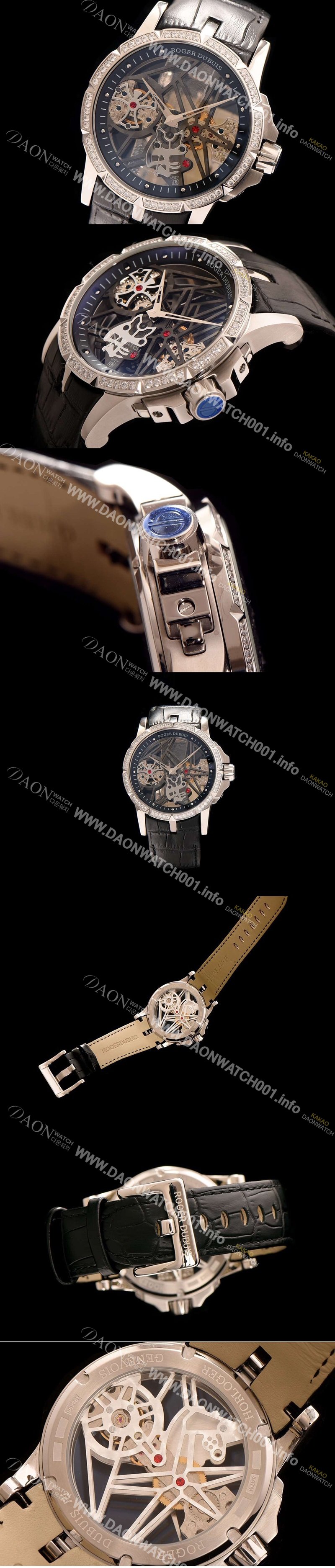 미러급 로저드뷔 남성용 엑스칼리버 아시안 오토매틱 무브먼트 ROG4213 Ⅳ