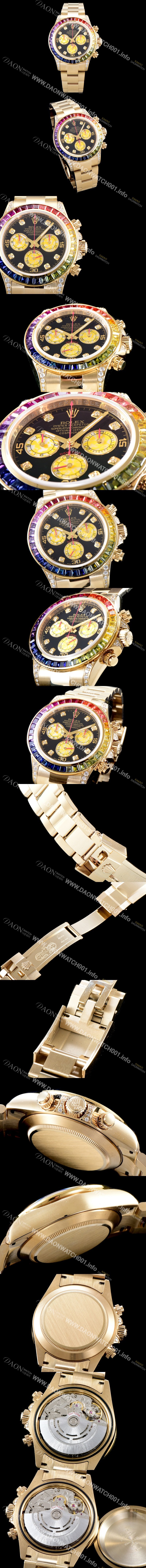 미러급 로렉스 남성용 2018년 바젤월드 코스모그래프 데이토나 116598 RBOW