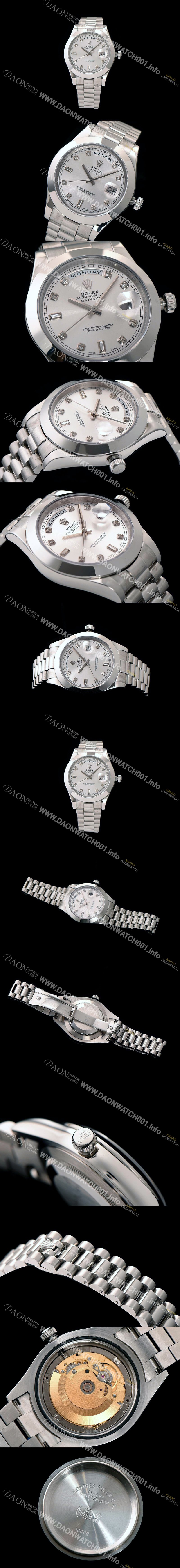 미러급 로렉스 남성용 데이데이트 2 실버 다이얼 ROL0100 Ⅳ