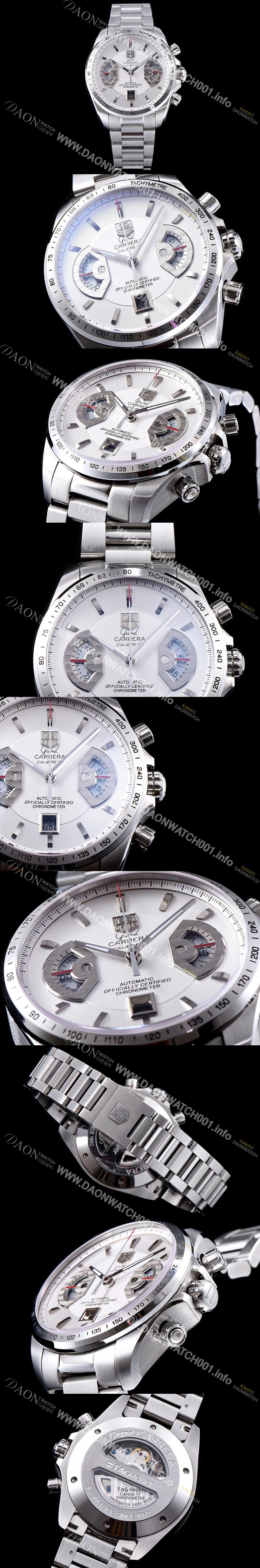 미러급 태그호이어 남성용 그렌드 카레라 칼리버 17 ASIA 7750 오토매틱 wa TAG4241 Ⅳ