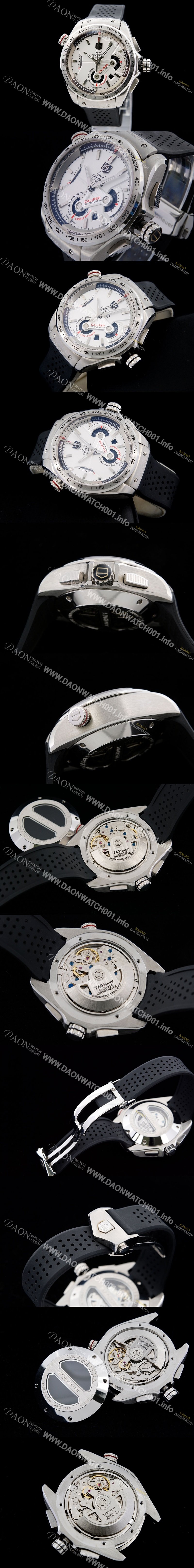 미러급 태그호이어 남성용 그랜드 까레라 칼리버 36 RS 블랙다이얼 TAG4205 Ⅳ