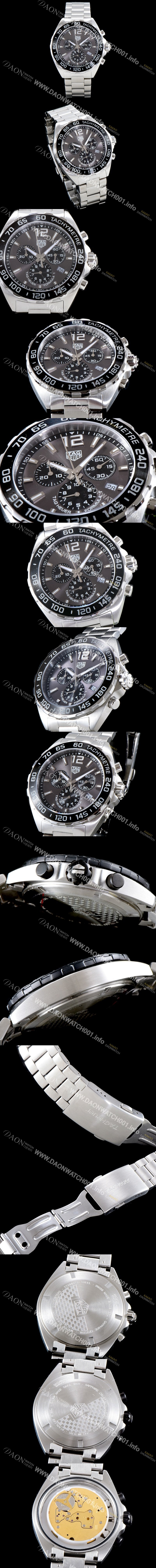 미러급 태그호이어 남성용 칼리버 포뮬러 크로노 그래프 스위스 쿼츠 그레이다이얼 TAG0400 Ⅳ