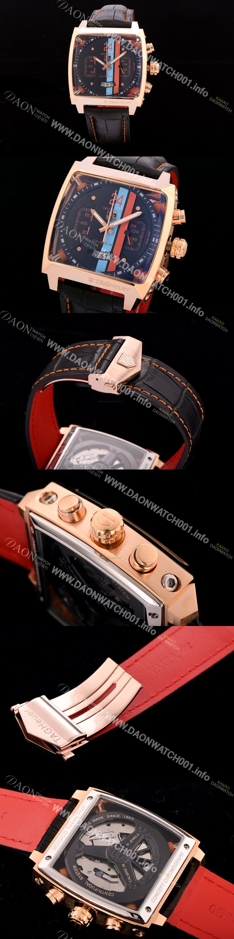 미러급 태그호이어 남성용 뉴 모나코 컨셉트 24 크로노그래프 tag0125 스위스 TAG0423 Ⅳ