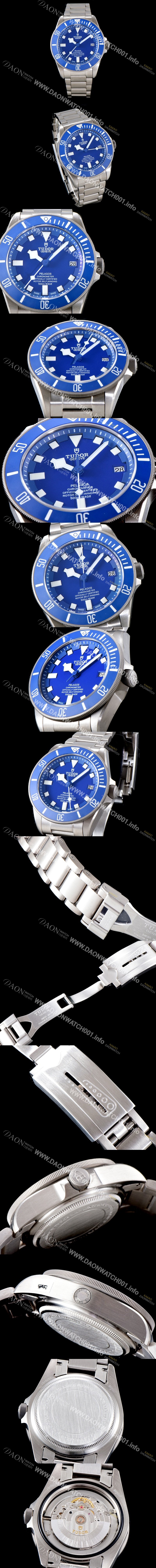 미러급 튜더 남성용 폴라고 블루 다이얼 오토매틱 무브먼트 TUD4240 Ⅳ