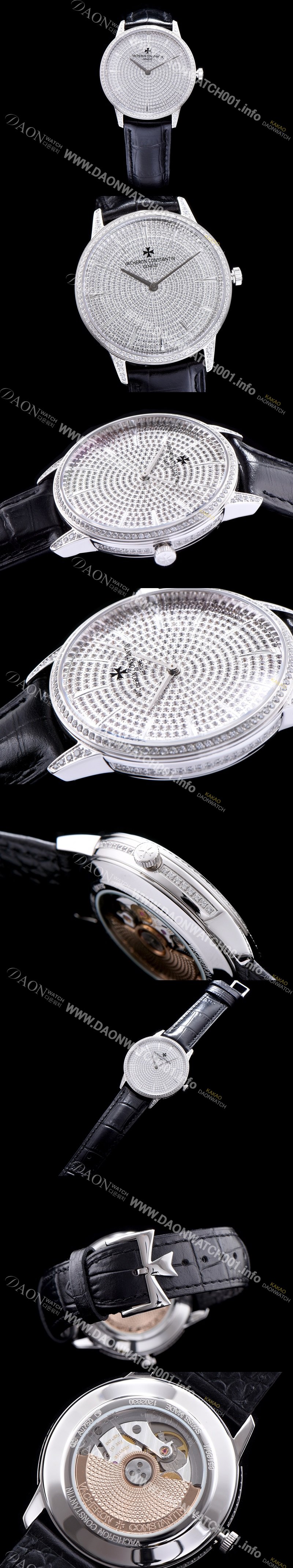 미러급 바쉐론콘스탄틴 남성용 패트리모니 화이트골드 다이얼 오토매틱 무브먼트 VAC0455 Ⅳ