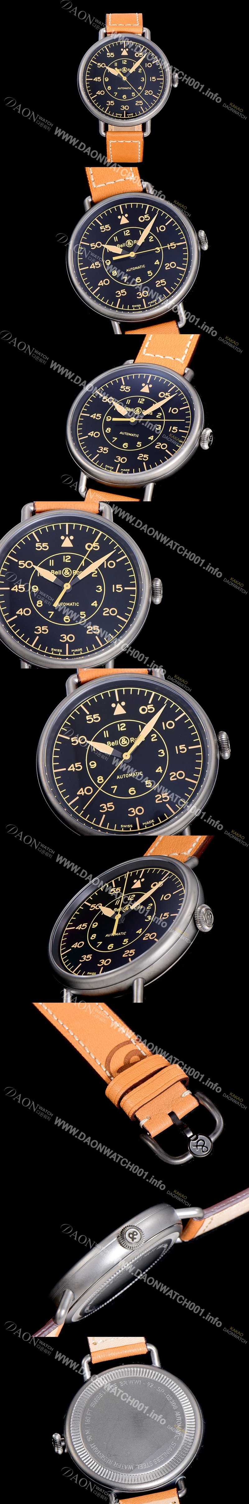 미러급 벨엔로스남성용  빈티지 RWW192 45미리 오토매틱 블랙다이얼  BEL72924 Ⅳ