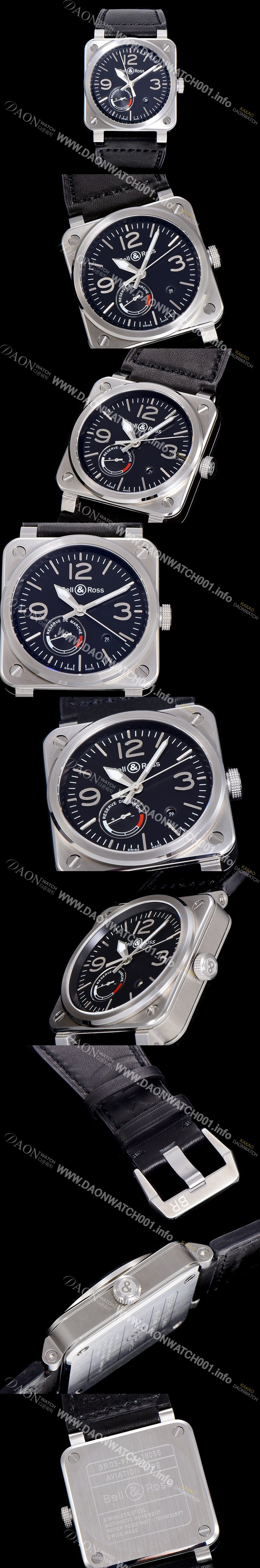 미러급 벨엔로스남성용 R03-92 42미리 오토매틱 블랙다이얼 BEL48809 Ⅳ