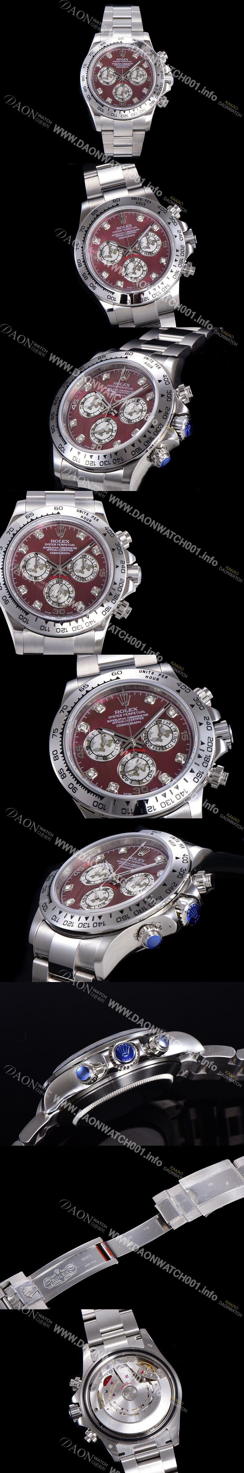 미러급 로렉스 남성용 데이토나 코스모그래프 오토매틱 40미리 칼리버 4130 타입 메탈시계 래드다이얼 ROL79798 Ⅳ