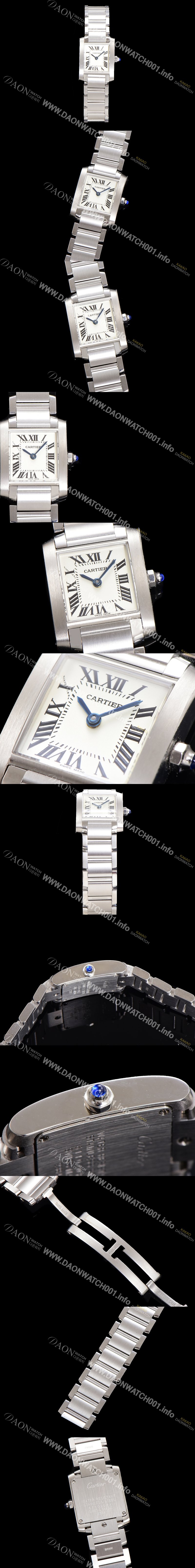 미러급 까르띠에 여성용 탱크 W51008Q3