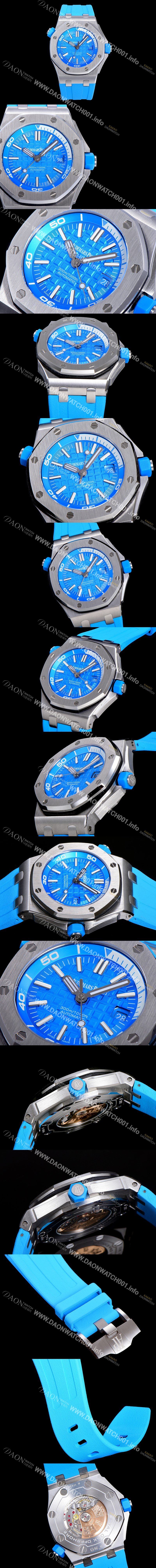 미러급 오데마피게 남성용 옐로 세라믹 다이버!!로얄오크 오프쇼어15710ST.OO.A038CA.01 옐로 와플 다이얼 오토매틱 무브먼트 AUD12273 Ⅳ