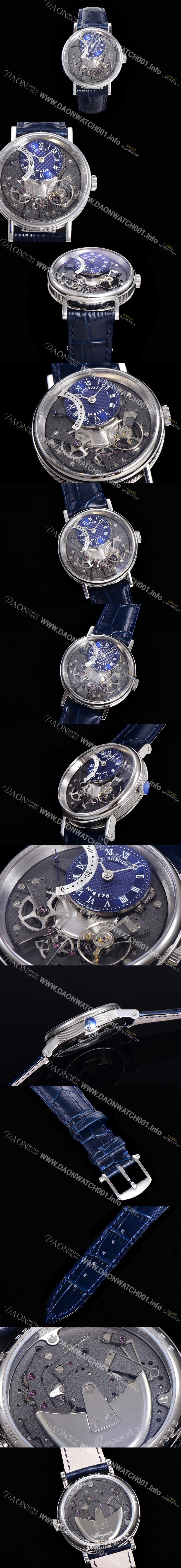 미러급 브레게 남성용 최고의 퀄리티 완벽한 싱크로율 트레디션 7097BB/G1/9WU 신형 스켈레톤 다이얼 오토매틱 무브먼트 BRG03015 Ⅳ