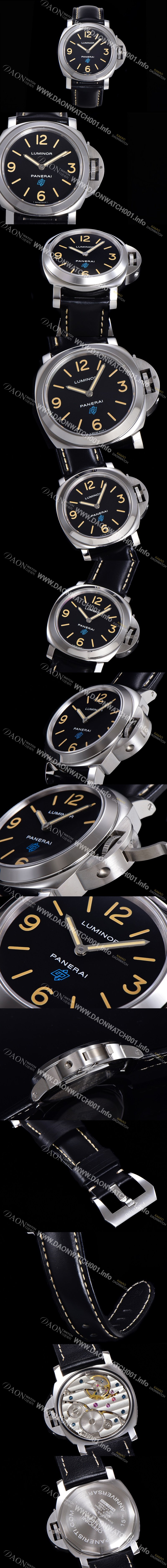 미러급 파네라이 남성용 루미노르 스페셜 에디션 PAM00634 블랙 다이얼 44mm 수동형 무브먼트 PAN06836 Ⅳ