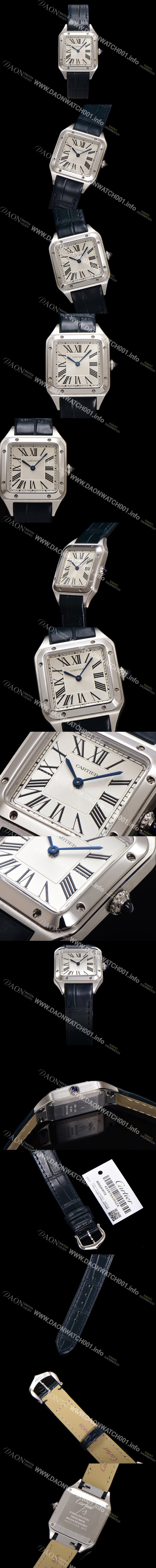 미러급 까르띠에 여성용 산토스 WSSA0023 쿼츠 38mm S 사이즈 화이트 다이얼 car69330 Ⅳ