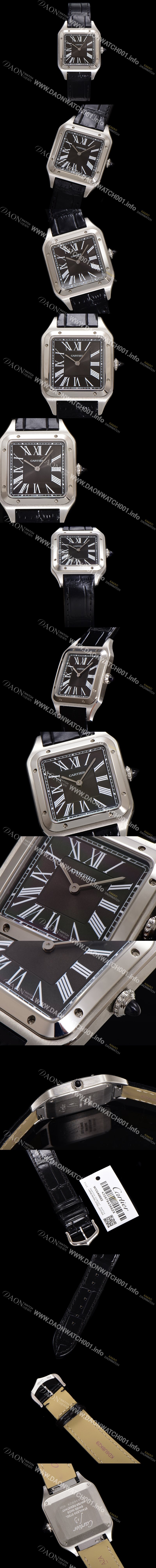 미러급 까르띠에 남여공용 산토스 W2SA0015 쿼츠 43.5mm M 사이즈 블랙 다이얼 car69327 Ⅳ