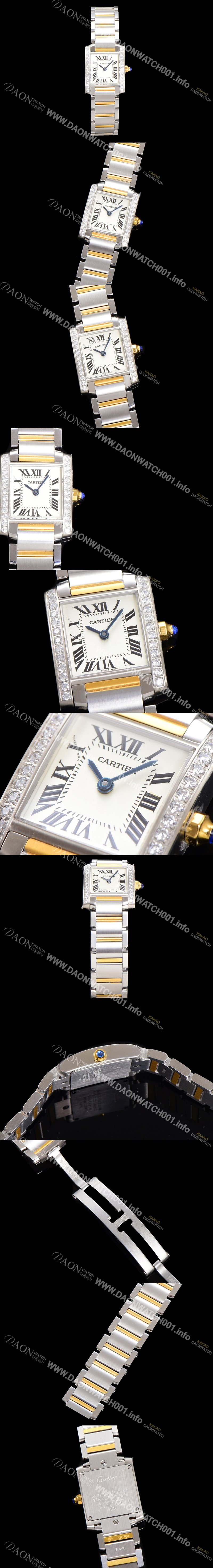 미러급 까르띠에 여성용 탱크 W51007Q4