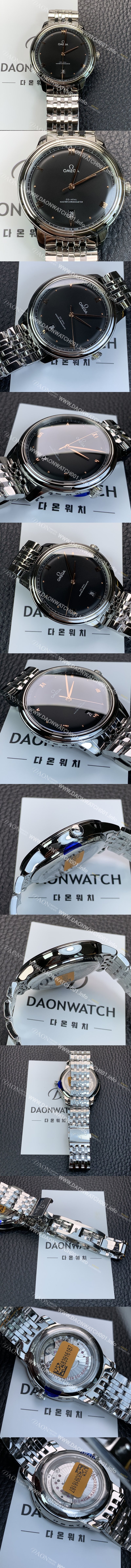 미러급 오메가 남성용 드빌 프레스티지 434.10.40.20.01.001 오토매틱 Cal.8800타입 40mm 메탈줄 블랙 다이얼 omg20212 Ⅳ