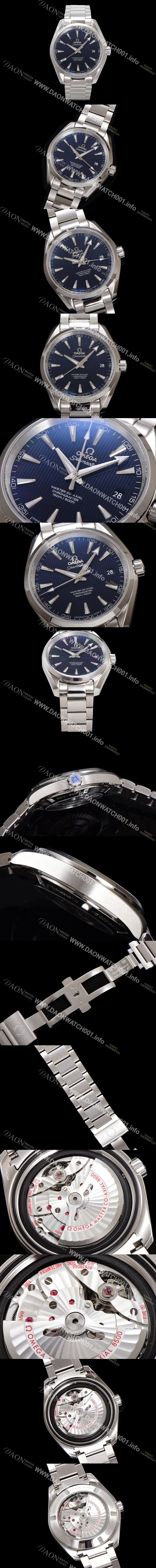 미러급 오메가 남성용 베스트셀링 씨마스터 231.10.42.21.03.003 아쿠아테라 150M 마스터 코-액시얼 41.5mm 크로노미터 블루 다이얼 오토매틱 무브먼트 omg20222 Ⅳ