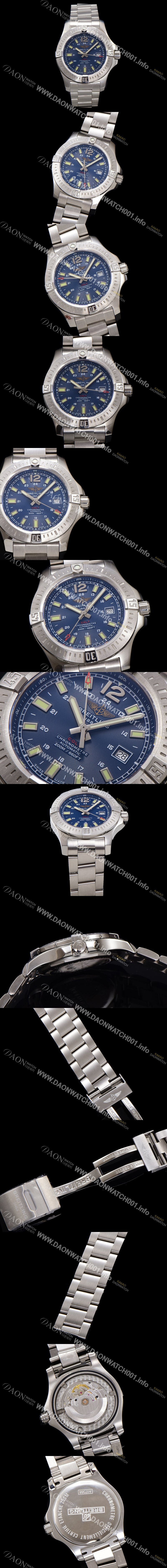 미러급 브라이틀링 남성용 어벤져 A1738811.C906.211S.A20D.2 오토매틱 2824타입 44mm 메탈줄 블루 다이얼 bre6050 Ⅳ