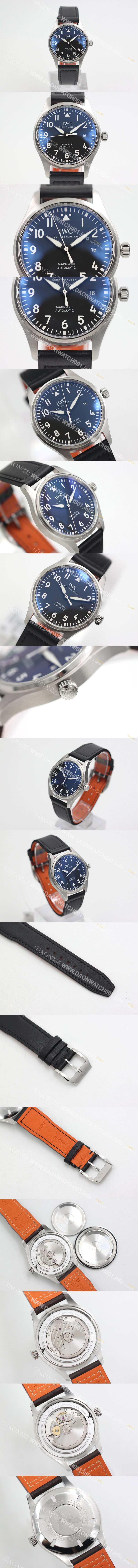 미러급 아이더블유씨 남성용 파일럿 워치 마크 XVIII IW327004 어린왕자 에디션 센트럴 해킹 세컨즈 40mm 블랙 다이얼 오토매틱 무브먼트 iwc4076 Ⅳ