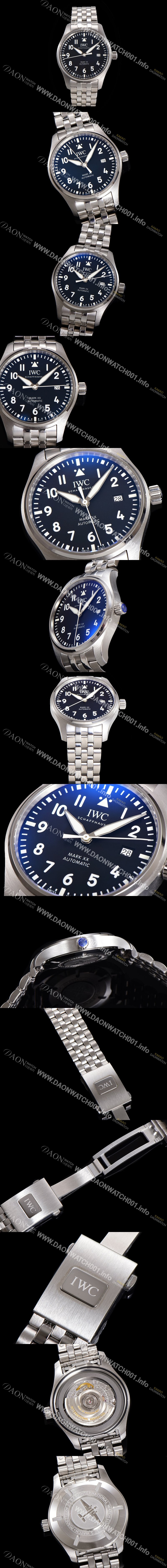 미러급 아이더블유씨 남성용 파일럿 마크XX IW328201 오토매틱 2892타입 블랙 다이얼 iwc4078 Ⅳ