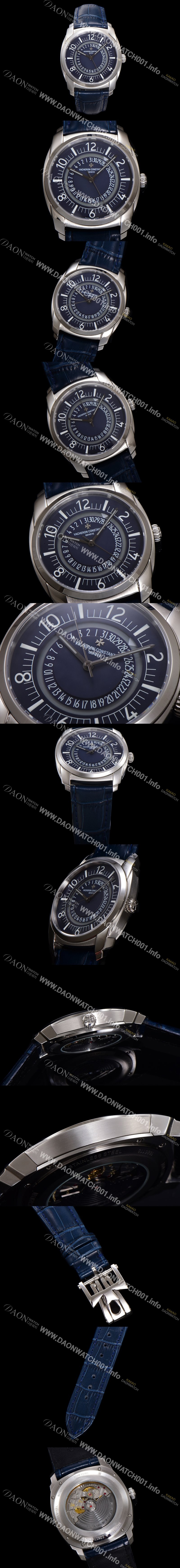 미러급 바쉐론 콘스탄틴 남성용 케드릴셀프 와인딩 4500S/000A-B364 41mm 오토매틱 Cal. 5100/1 타입 블루 다이얼 vac1159 Ⅳ