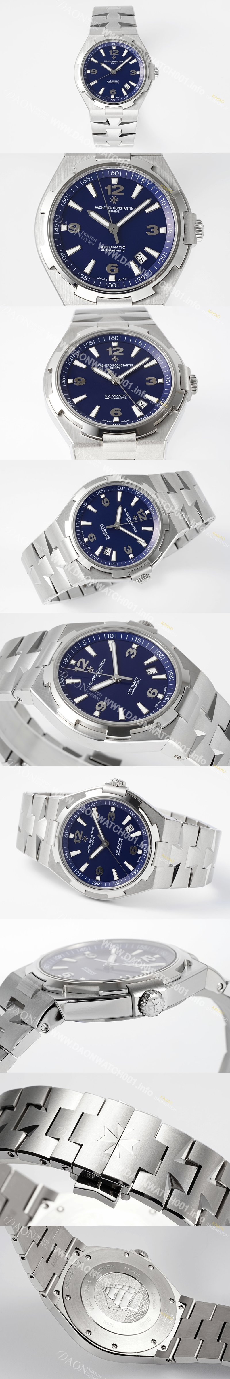 미러급 바쉐런 콘스탄틴 남성용 오버시즈 P47040/000A-9008 오토매틱 Cal.1226 SC 타입 42mm 블루 다이얼 vac1164 Ⅳ