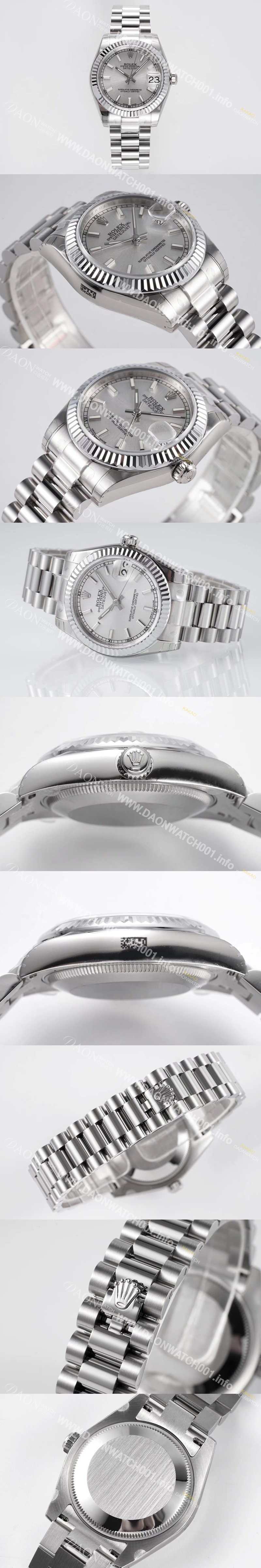 미러급 로렉스 여성용 데이져스트 178274 플루티드 31mm 오이스터 오토매틱 2236타입 실버 다이얼 rol5440 Ⅳ