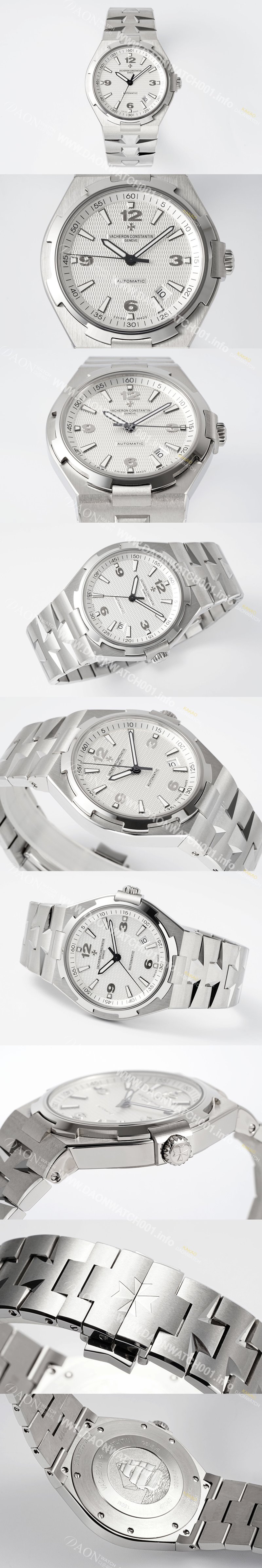 미러급 바쉐런 콘스탄틴 남성용 오버시즈 47040/B01A-9093 오토매틱 Cal.1226 SC 타입 42mm 화이트 다이얼 vac1166 Ⅳ