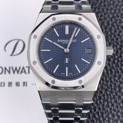 미러급 오데마피게 남성용 NEW 로얄오크 15202ST.OO.1240ST.01 슬림 39mm사이즈 UP!! 블루 와플 다이얼 브레이슬릿 오토매틱 무브먼트 AUD0142 Ⅳ