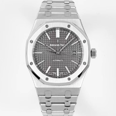미러급 오데마피게 남성용 하이엔드 로얄오크 15400ST.OO.1220ST.04 오토매틱 Cal.3120타입 41mm 그레이 와플 다이얼 aud6565 Ⅳ