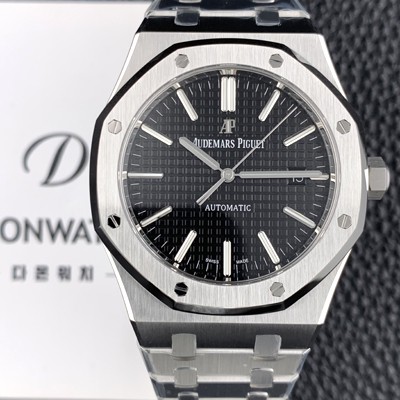 미러급 오데마피게 남성용 하이엔드 로얄오크 15400ST.OO.1220ST.01 오토매틱 Cal.3120타입 41mm 블랙 와플 다이얼 AUD4234 Ⅳ
